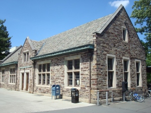 The old Dinky Rail Station in Princeton. In 2015, this building will almost certainly reopen as a restaurant. (click to expand.)